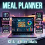 برنامج وجبات أسبوعي الذكي