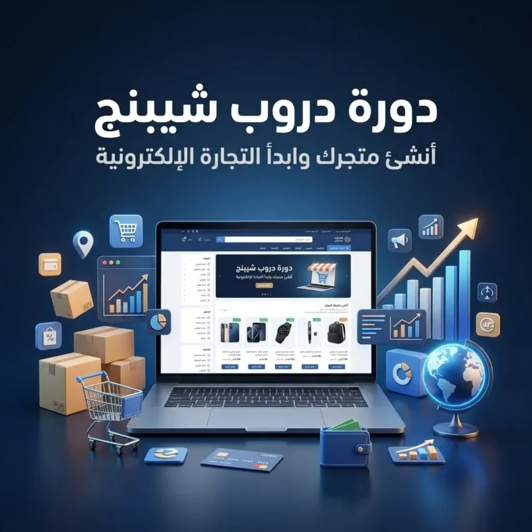 دورة دروب شيبنج ابدأ متجرك الإلكتروني من الصفر